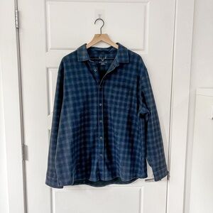 age of wisdom Plaid Button Front Flannel Jacket